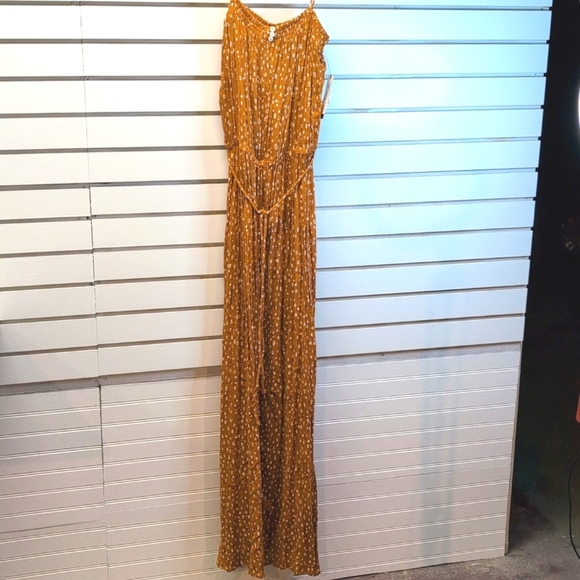 Rip Curl Safari Maxi Dress NWT Size Medium Color Honey - Picture 3 of 12